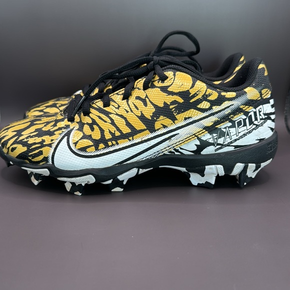 NIKE™️ 'VAPOR FASTFLEX' Size 5Y Yellow/Black Baseball Cleats - Picture 4 of 11